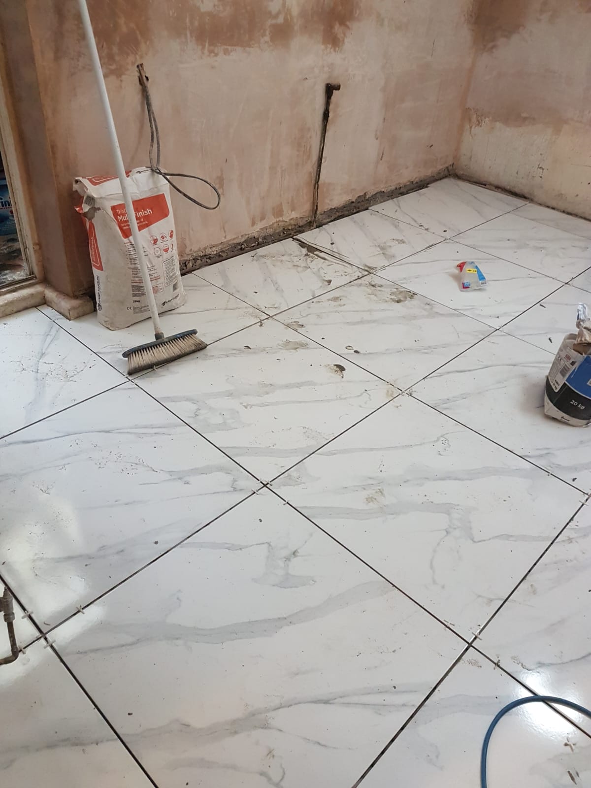 Floor and wall tiling